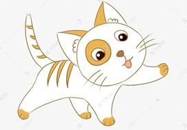 不洗脸的小花猫