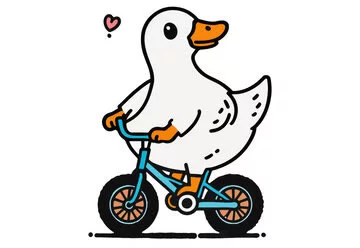 鸭子骑车记