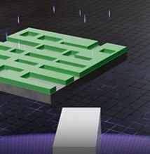 3D动画硅矿石变芯片