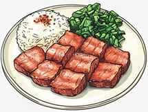 感人的叉烧饭