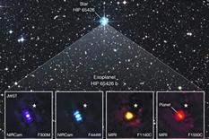 韦伯直接成像拍到4颗行星