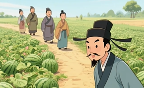 成语故事《瓜田李下》