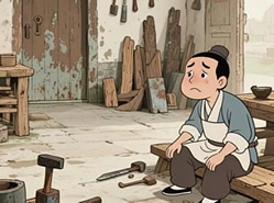成语故事《裹足不前》