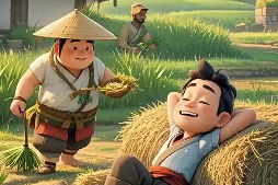 成语故事《不劳而获》