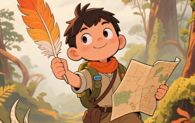 成语故事《凤毛麟角》