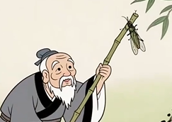 成语故事《佝偻承蜩》