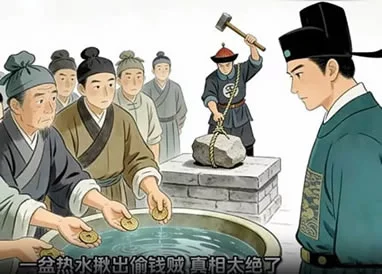 山东泰安宁阳包公审石头