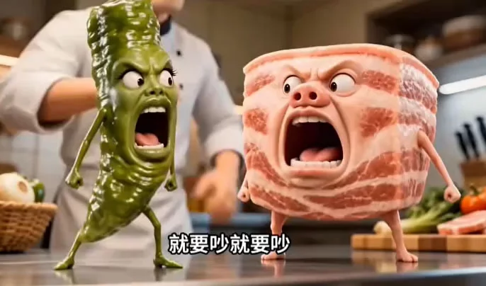 AI动画-蔬菜成精
